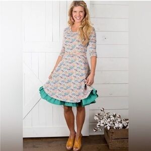 MATILDA JANE X JOANNA GANES down On The Farm Floral Dress Sz XS Fit & Flare AL13